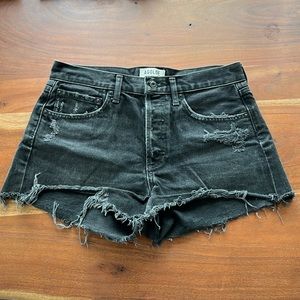 Agolde Denim Short Shorts
